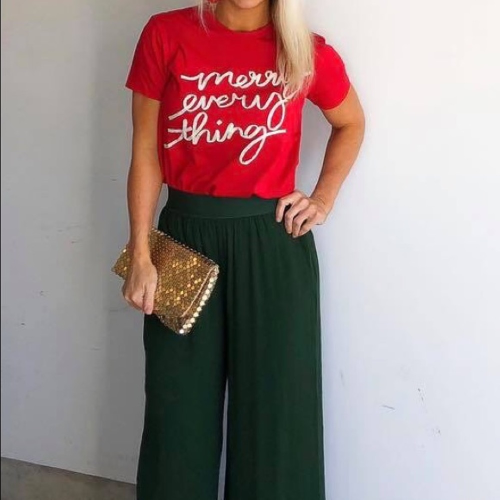 Red Tee, Merry Every Thing